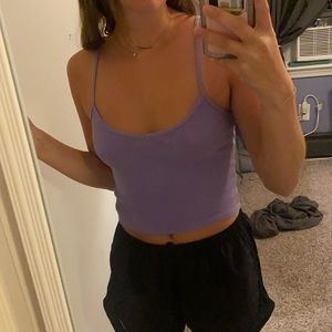 aerie cropped tank top